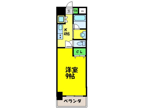 住吉橋ＴＫハイツの物件間取画像